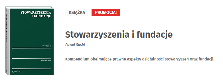 Stowarzyszenia i fundacje. Piotr Suski 2018