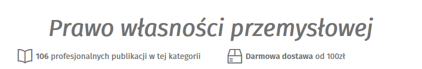 Książki - Prawo własności przemysłowej