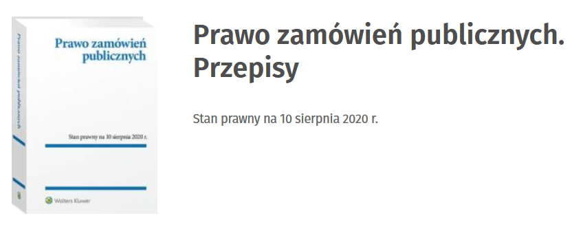 Prawo zamówień publicznych. Przepisy