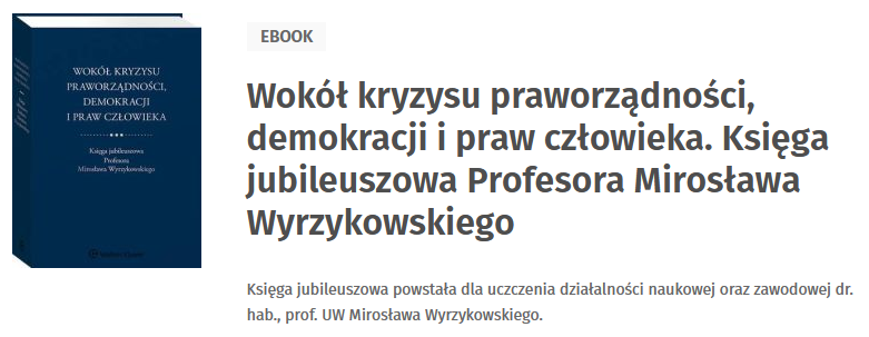 Kryzys praworządności