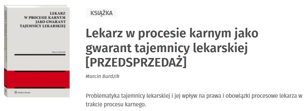 Lekarz w procesie karnym