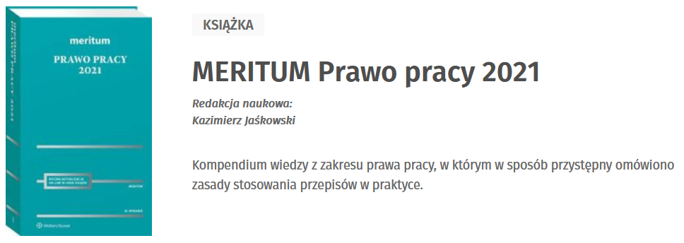 MERITUM Prawo pracy 2021