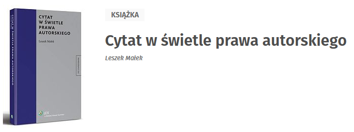 Cytat w świetle prawa autorskiego