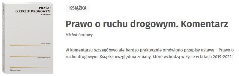 Prawo o ruchu drogowym. Komentarz 