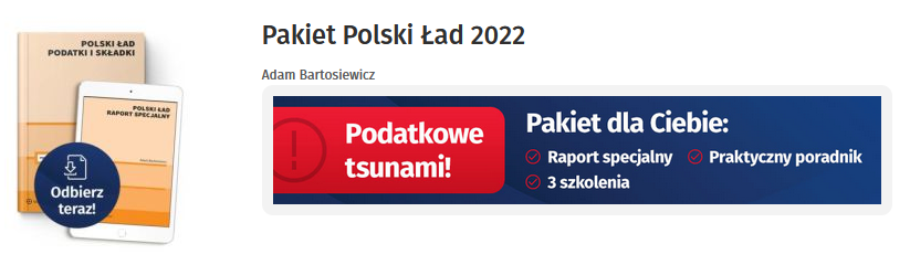 Pakiet Polski Ład 2022