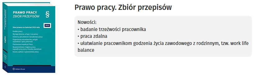 Prawo pracy. Zbiór przepisów