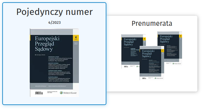 Europejski Przegląd Sądowy - Nr 4/2023