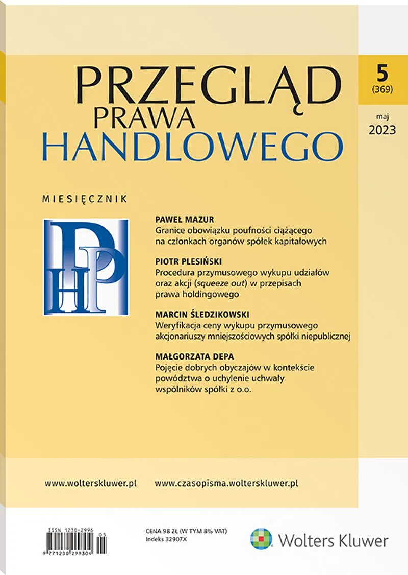 Przegląd Prawa Handlowego – nr 05/2023