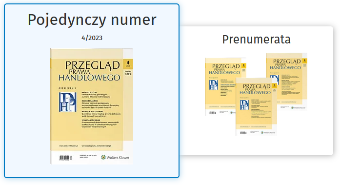 Przegląd Prawa Handlowego - Nr 4/2023