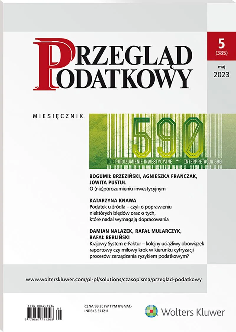 Przegląd Podatkowy – nr 05/2023