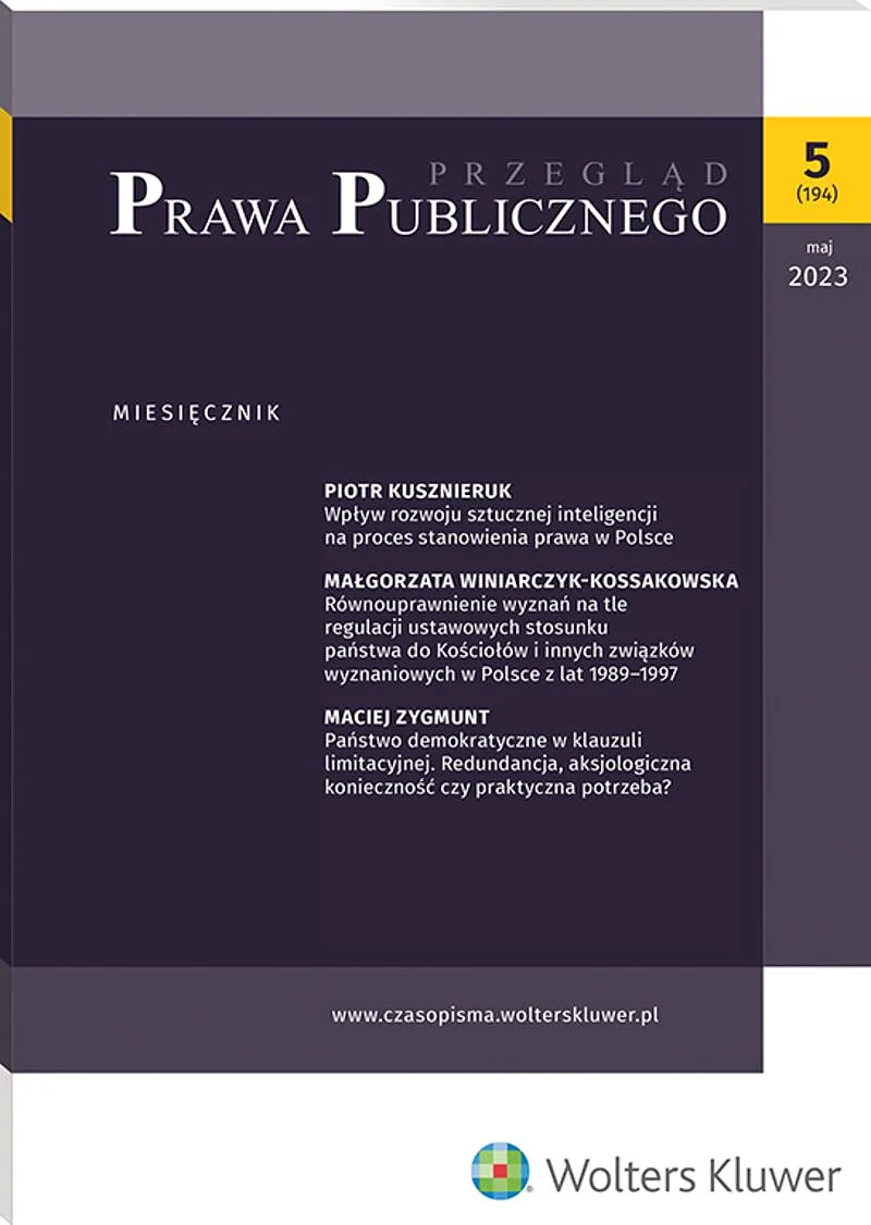 Przegląd Prawa Publicznego - 05/2023