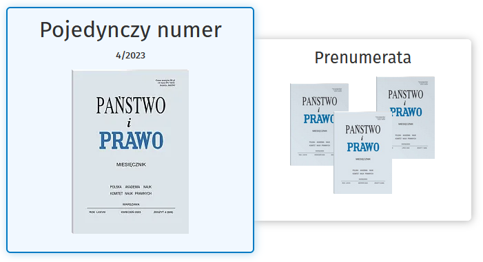 Państwo i Prawo - nr 04/2023