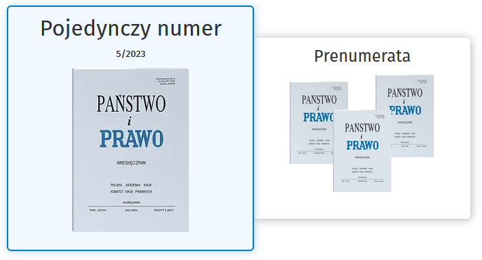 Państwo i Prawo – 05/2023