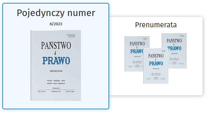 Państwo i Prawo – 06/2023