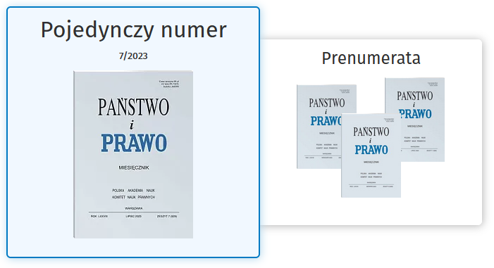 Państwo i Prawo - nr 07/2023