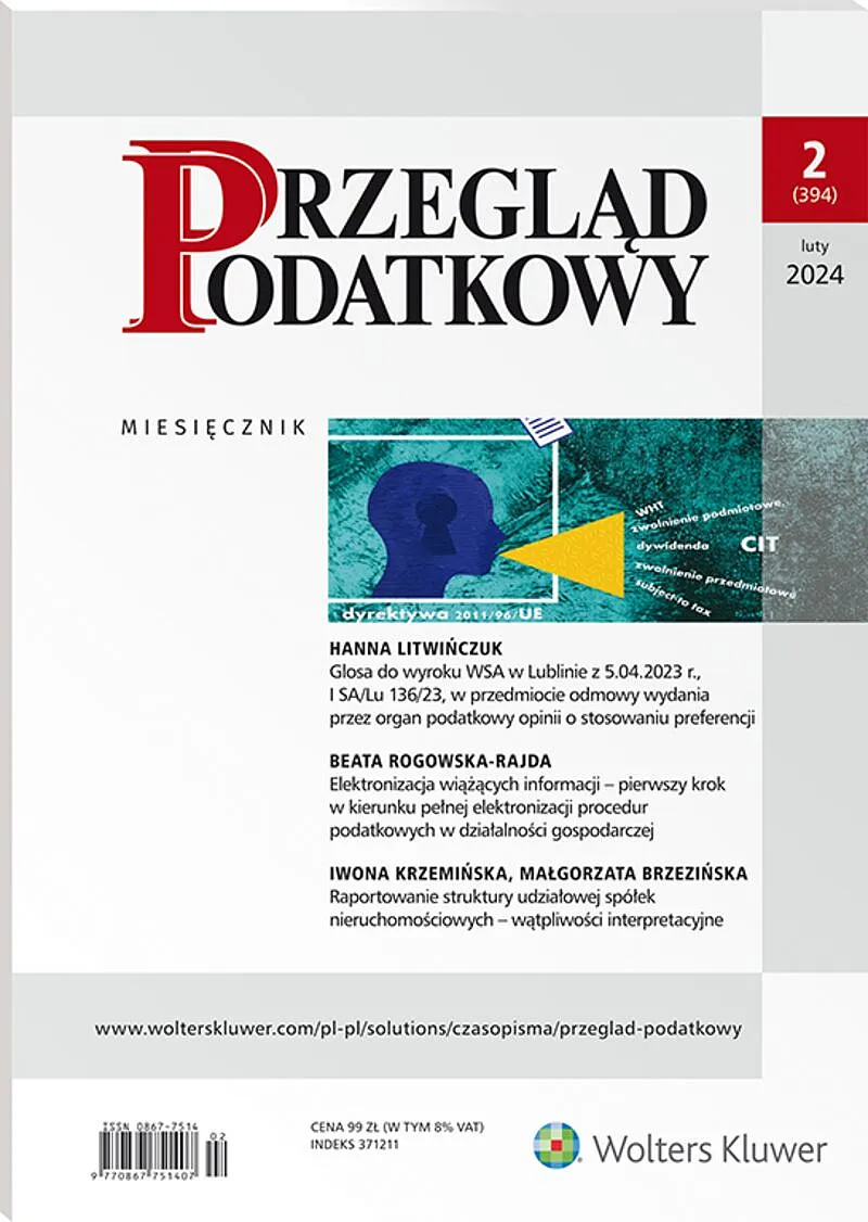 Przegląd Podatkowy - Nr 2/2024