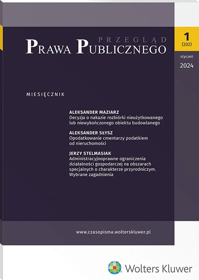 Przegląd Prawa Publicznego - nr 01/2024