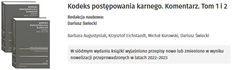 Kodeks postępowania karnego. Komentarz. Tom 1 i 2