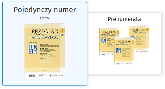 Przegląd Prawa Handlowego - 01/2024