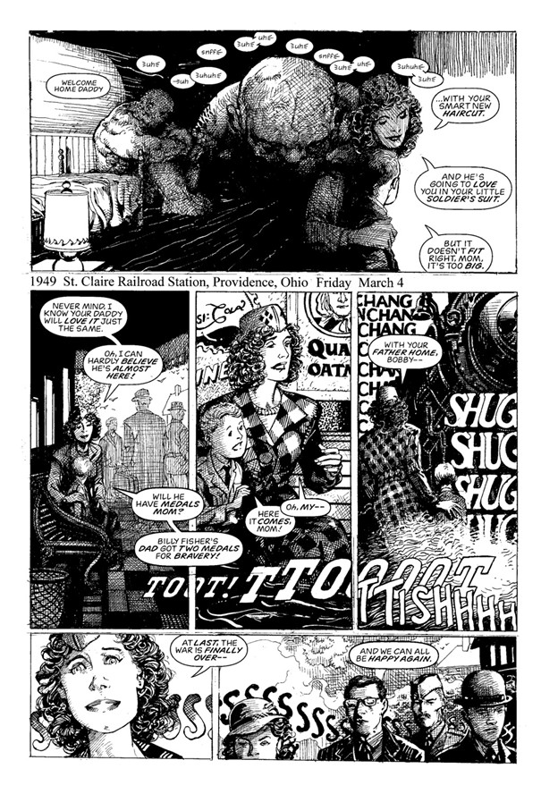 Monsters, autor (scenariusz, tusz, rysunki, liternictwo) Barry Windsor-Smith, wydawnictwo Fanagraphics Books, Seattle, Washington 2021