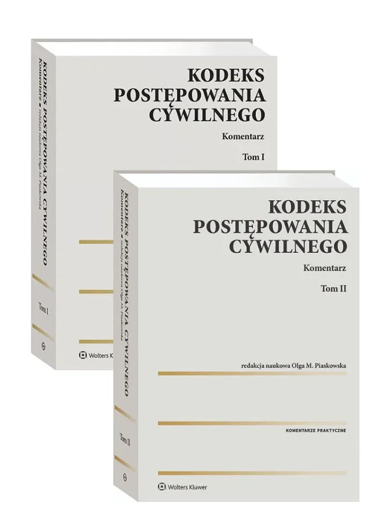 Gdzie kupić najnowsze wydanie kodeksu postępowania cywilnego? 12 Kodeks postępowania cywilnego. Komentarz. Tom I i II