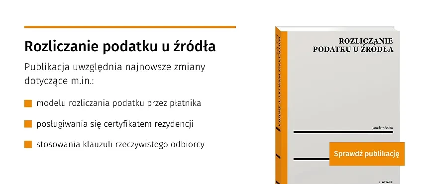 Rozliczanie podatku u źródła