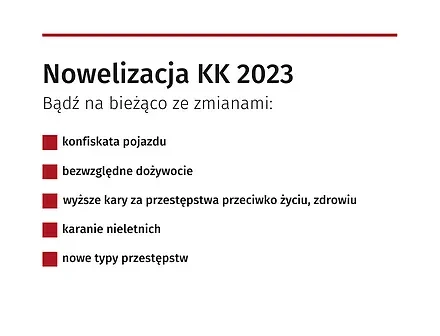 Nowelizacja KK 2023