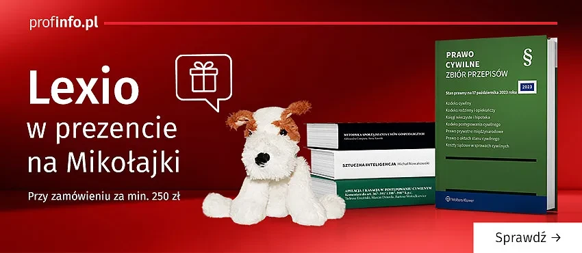 Maskotka Lexio w prezencie na Mikołajki!