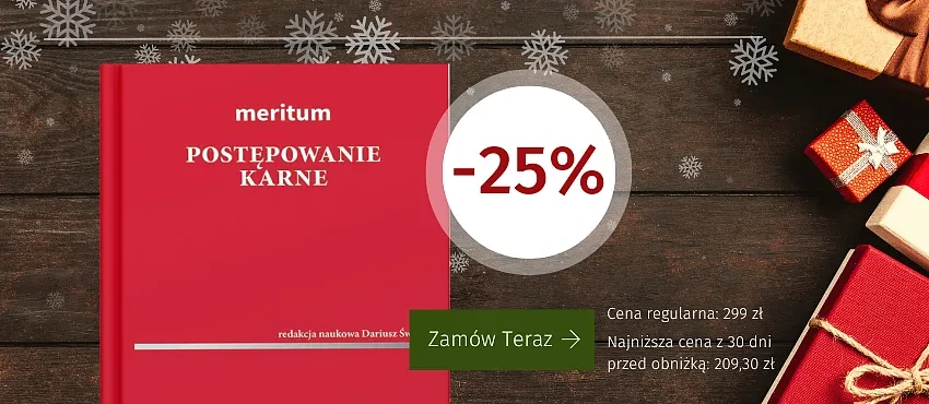 Meritum Postępowanie karne -25%