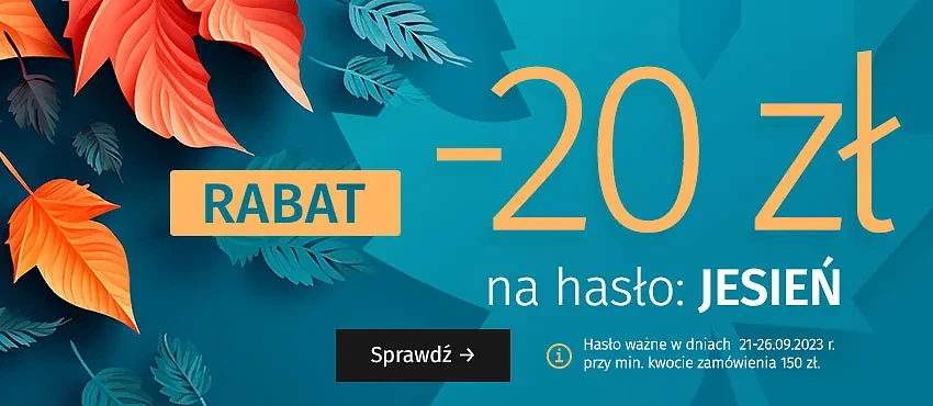 Rabat 20 zł na hasło JESIEŃ