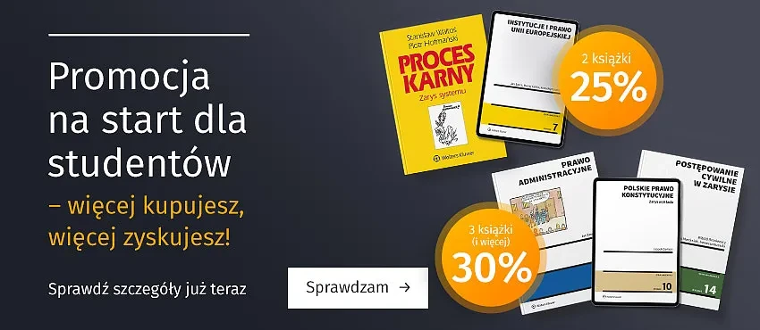 Promocja na start dla studentów. Podręczniki nawet 30% taniej!