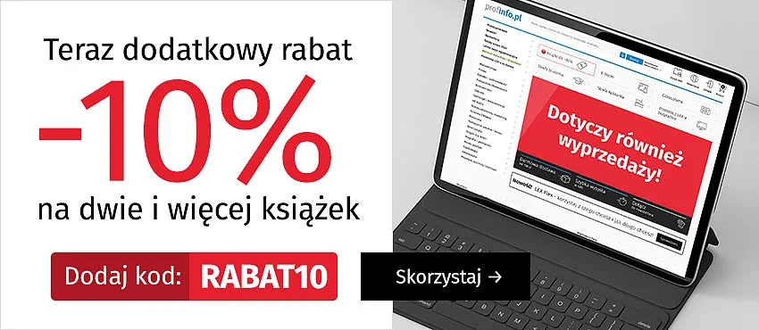 Dodatkowy rabat 10% na dwie i więcej książek