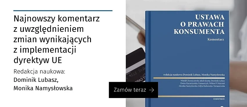 Ustawa o prawach konsumenta. Komentarz