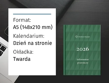 Informator Prawniczy 2026 zielony (format A5)