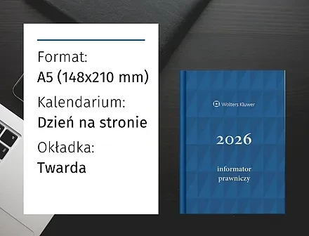 Informator Prawniczy 2026 granatowy (format A5)