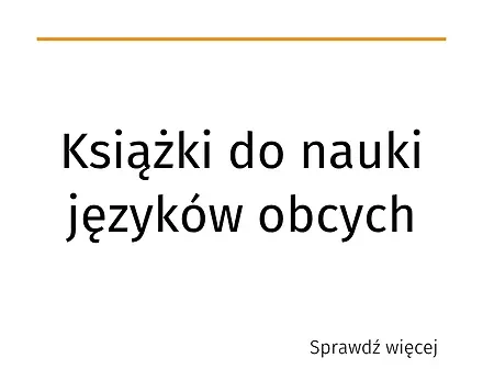 Książki do nauki języków obcych
