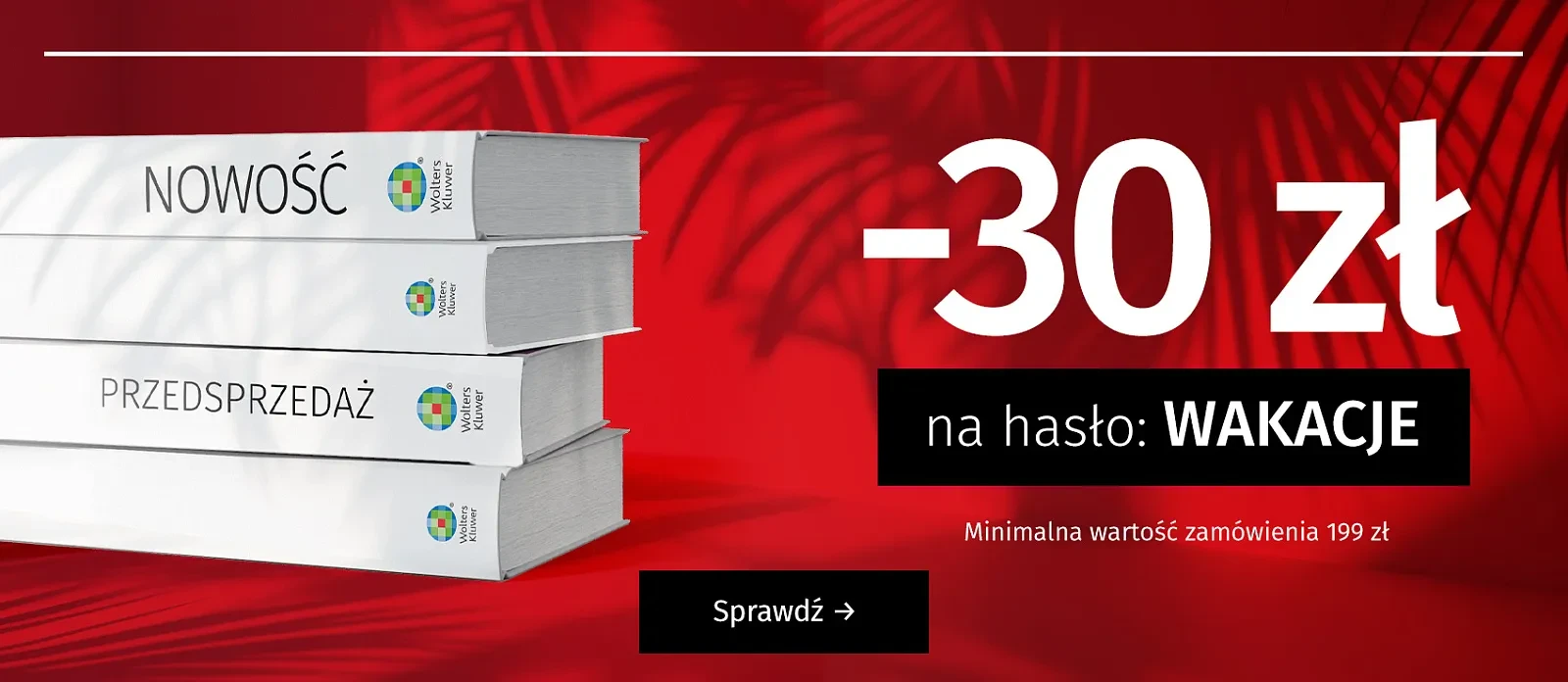 Rabat 30 zł na książki Wolters Kluwer